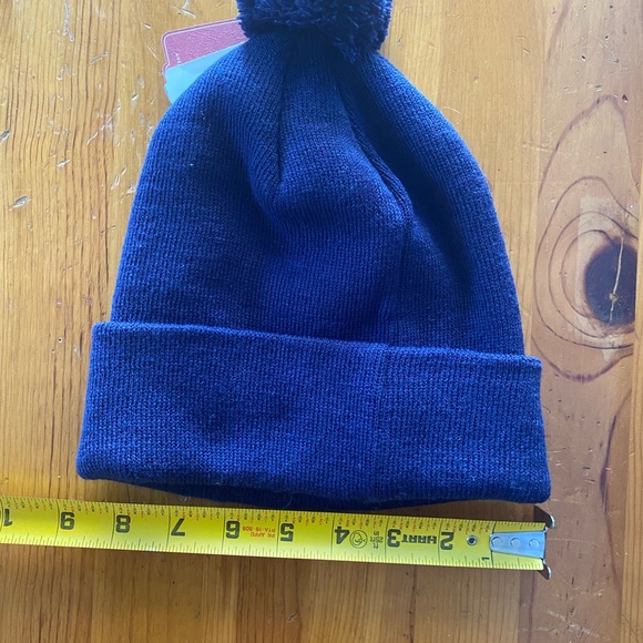NWT American Needle Navy Pom Beanie - Picture 4 of 7